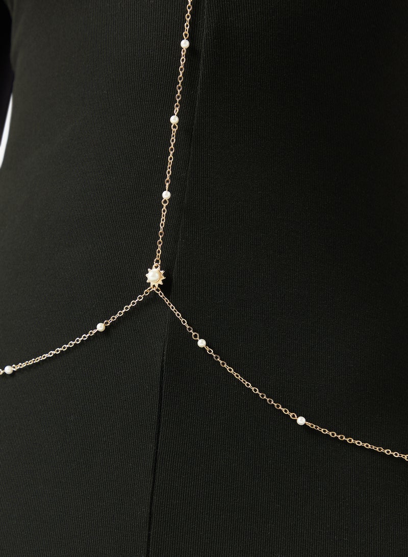 ايلا سلسلة جسم مزينة بالكريستال الراين - Image 2